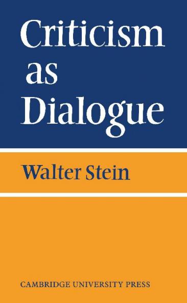 Criticism as Dialogue