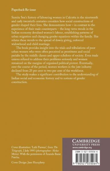 Women and Labour in Late Colonial India