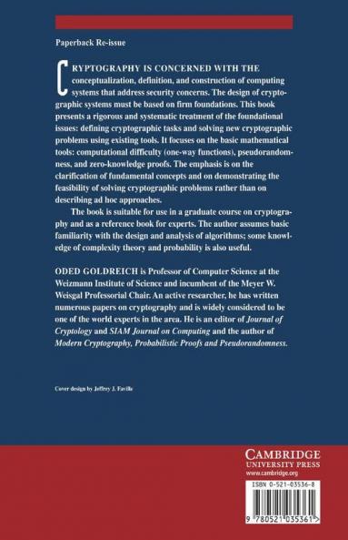 Foundations of Cryptography
