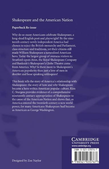 Shakespeare and the American Nation