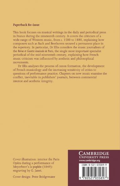 Music Criticism in Nineteenth-Century France