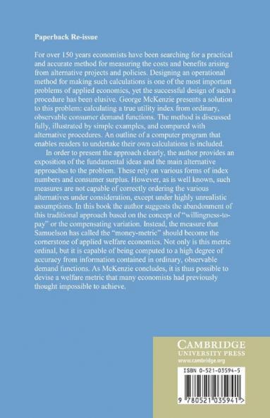 Measuring Economic Welfare