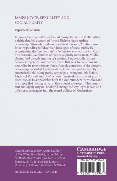 James Joyce Sexuality and Social Purity