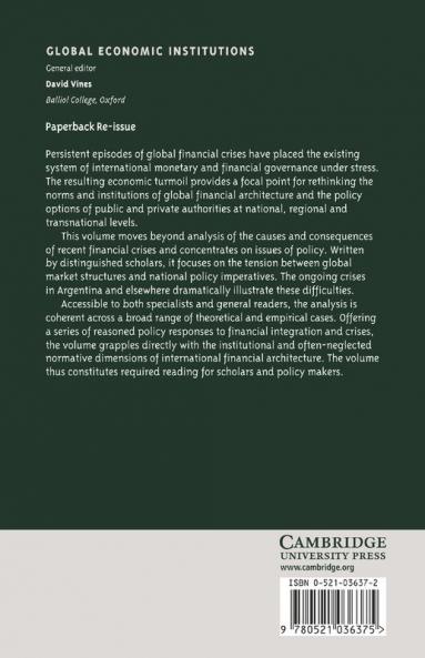 International Financial Governance Under Stress