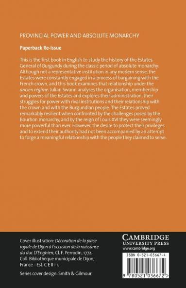 Provincial Power and Absolute Monarchy