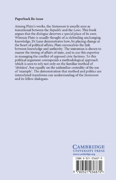 Method and Politics in Plato's Statesman