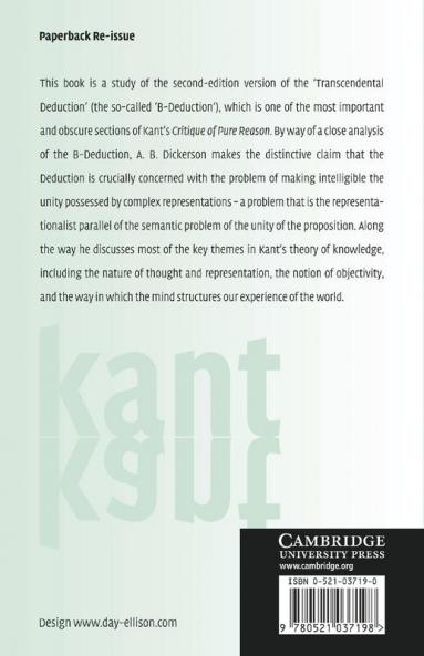 Kant on Representation and Objectivity