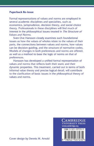 The Structure of Values and Norms