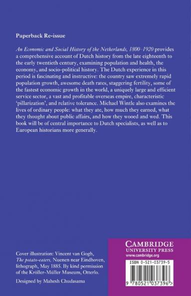 An Economic and Social History of the Netherlands 1800 1920