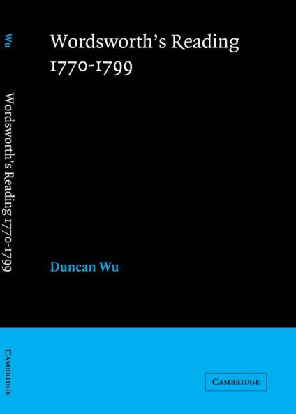 Wordsworth's Reading 1770 1799