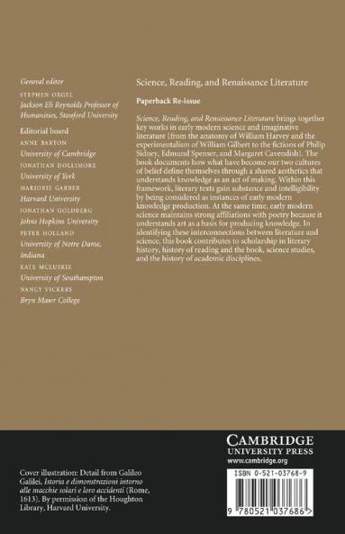 Science Reading and Renaissance Literature