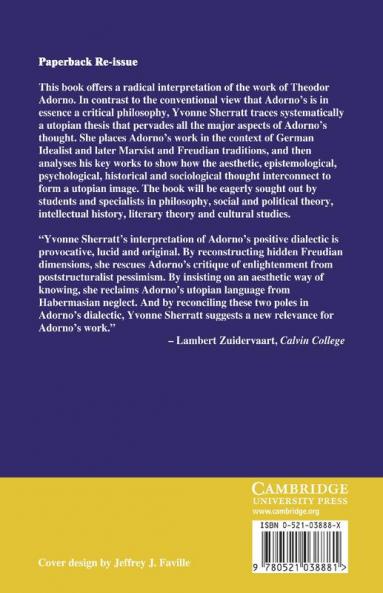 Adorno's Positive Dialectic