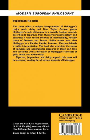 Heidegger's Analytic