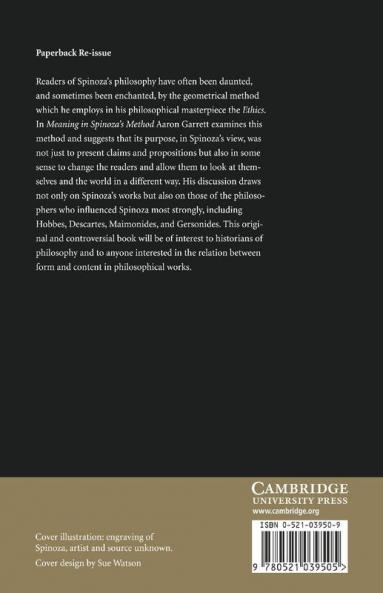 Meaning in Spinoza's Method