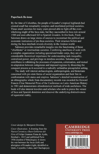 Native Lords of Quito in the Age of the Incas