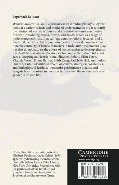 Women Modernism and Performance