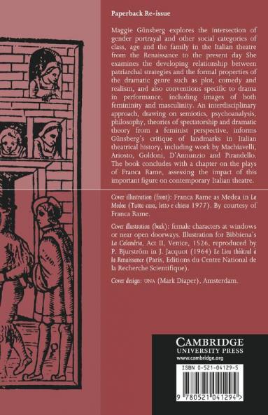 Gender and the Italian Stage