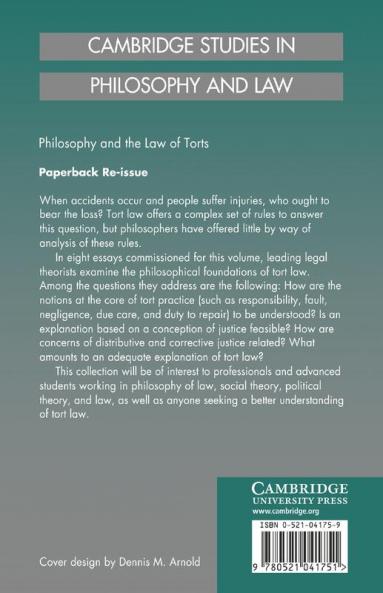 Philosophy and the Law of Torts