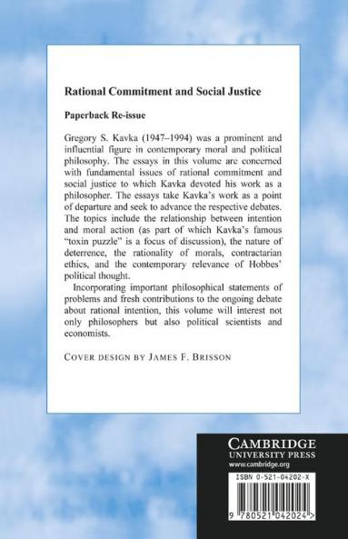 Rational Commitment and Social Justice