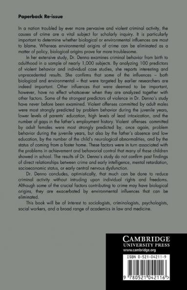 Biology and Violence