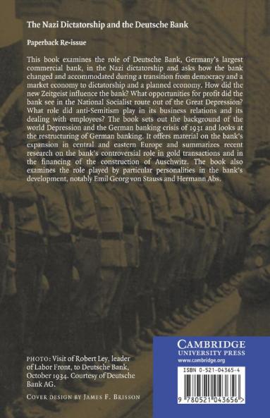 The Nazi Dictatorship and the Deutsche Bank