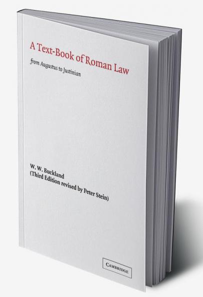 A Text-Book of Roman Law