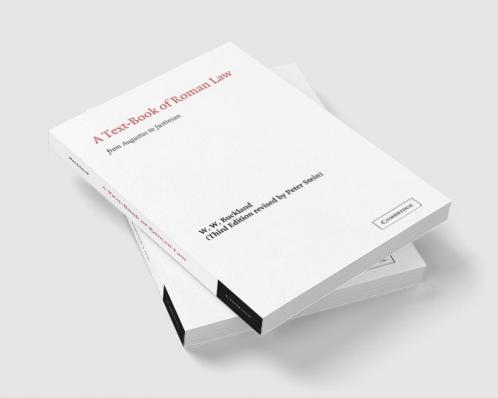 A Text-Book of Roman Law
