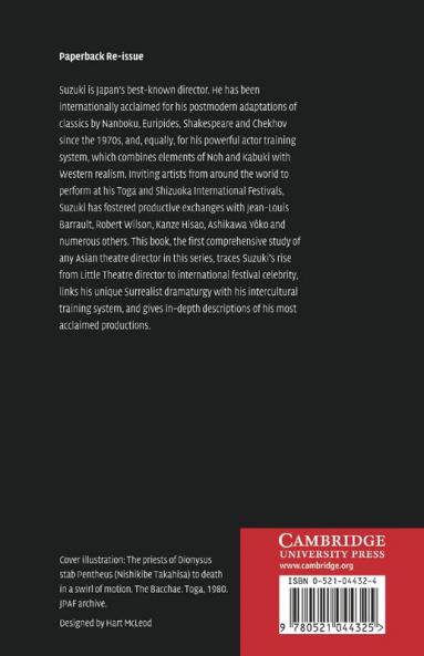 The Theatre of Suzuki Tadashi