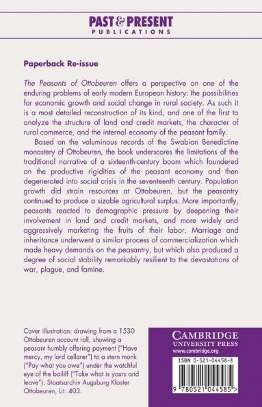 The Peasants of Ottobeuren 1487 1726