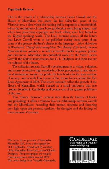 Lewis Carroll and the House of MacMillan