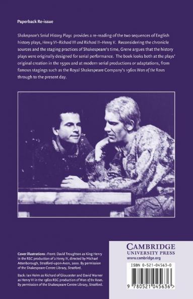 Shakespeare's Serial History Plays