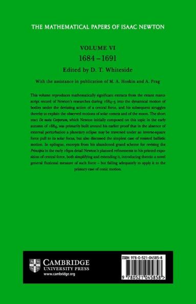 The Mathematical Papers of Isaac Newton