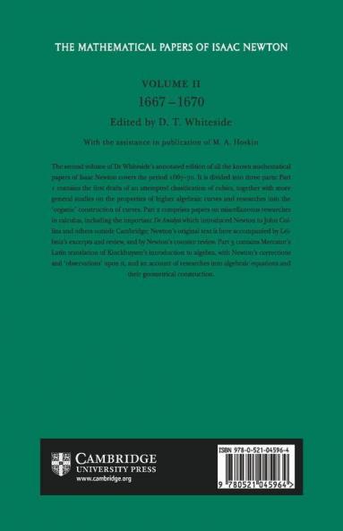The Mathematical Papers of Isaac Newton