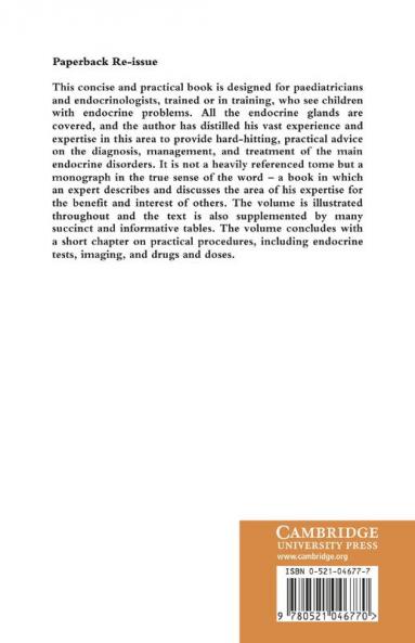 A Guide to the Practice of Paediatric Endocrinology