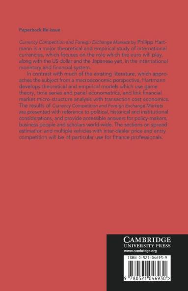 Currency Competition and Foreign Exchange Markets