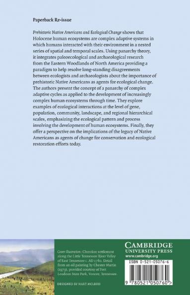 Prehistoric Native Americans and Ecological Change