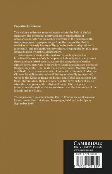 Devotional Literature in South Asia