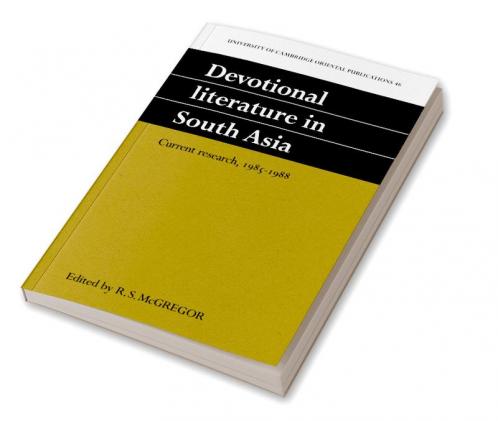 Devotional Literature in South Asia