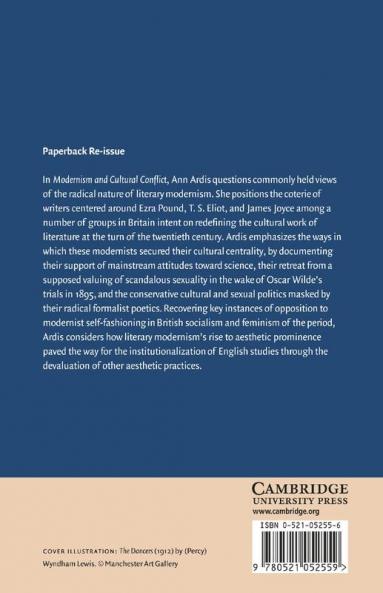 Modernism and Cultural Conflict 1880 1922