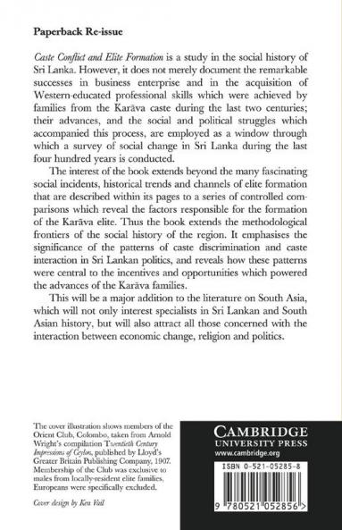 Caste Conflict Elite Formation