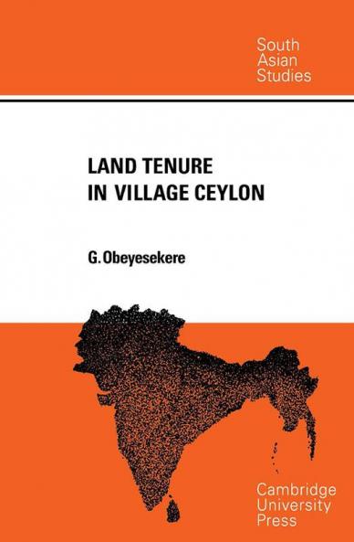 Land Tenure in Village Ceylon