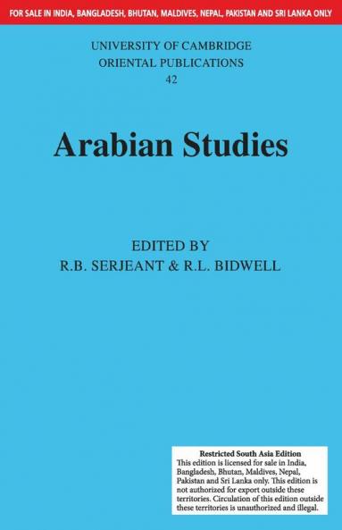 ARABIAN STUDIES (SOUTH ASIA EDITION)