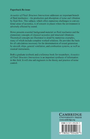 Acoustics of Fluid-Structure Interactions