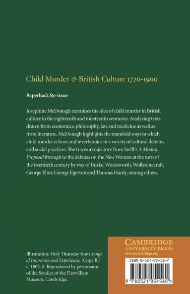 Child Murder and British Culture 1720 1900