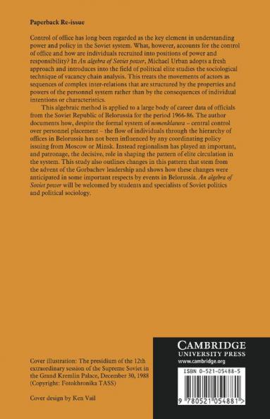 An Algebra of Soviet Power
