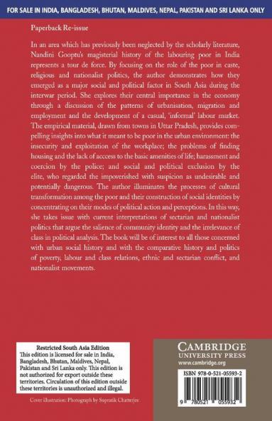 The Politics of the Urban Poor in Early Twentieth-Century India (South Asia Edition)