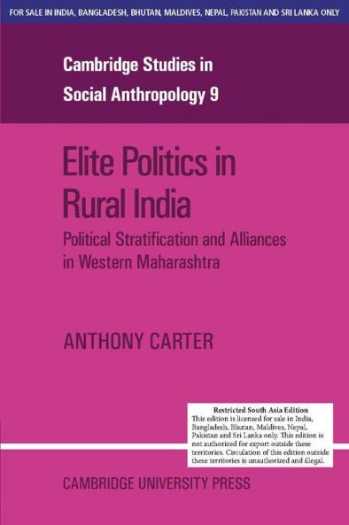 ELITE POLITICS IN RURAL INDIA (SOUTH ASIA EDITION)