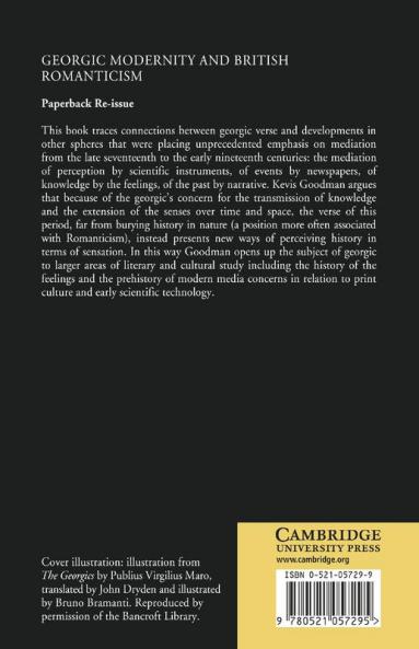 Georgic Modernity and British Romanticism