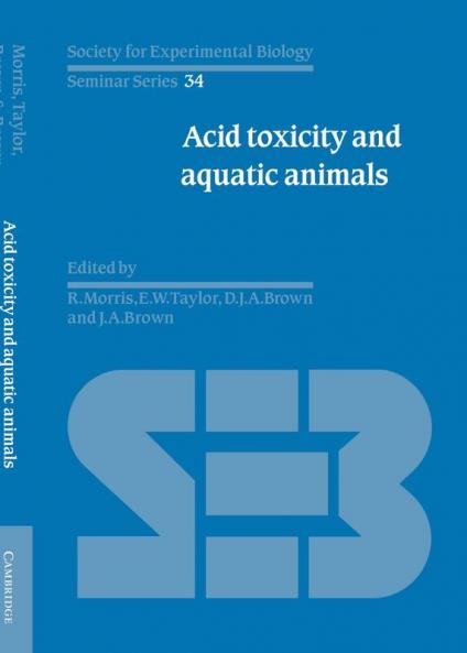 Acid Toxicity and Aquatic Animals