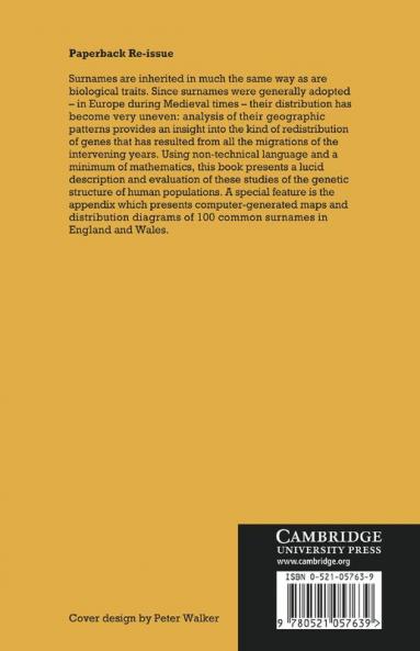 Surnames and Genetic Structure
